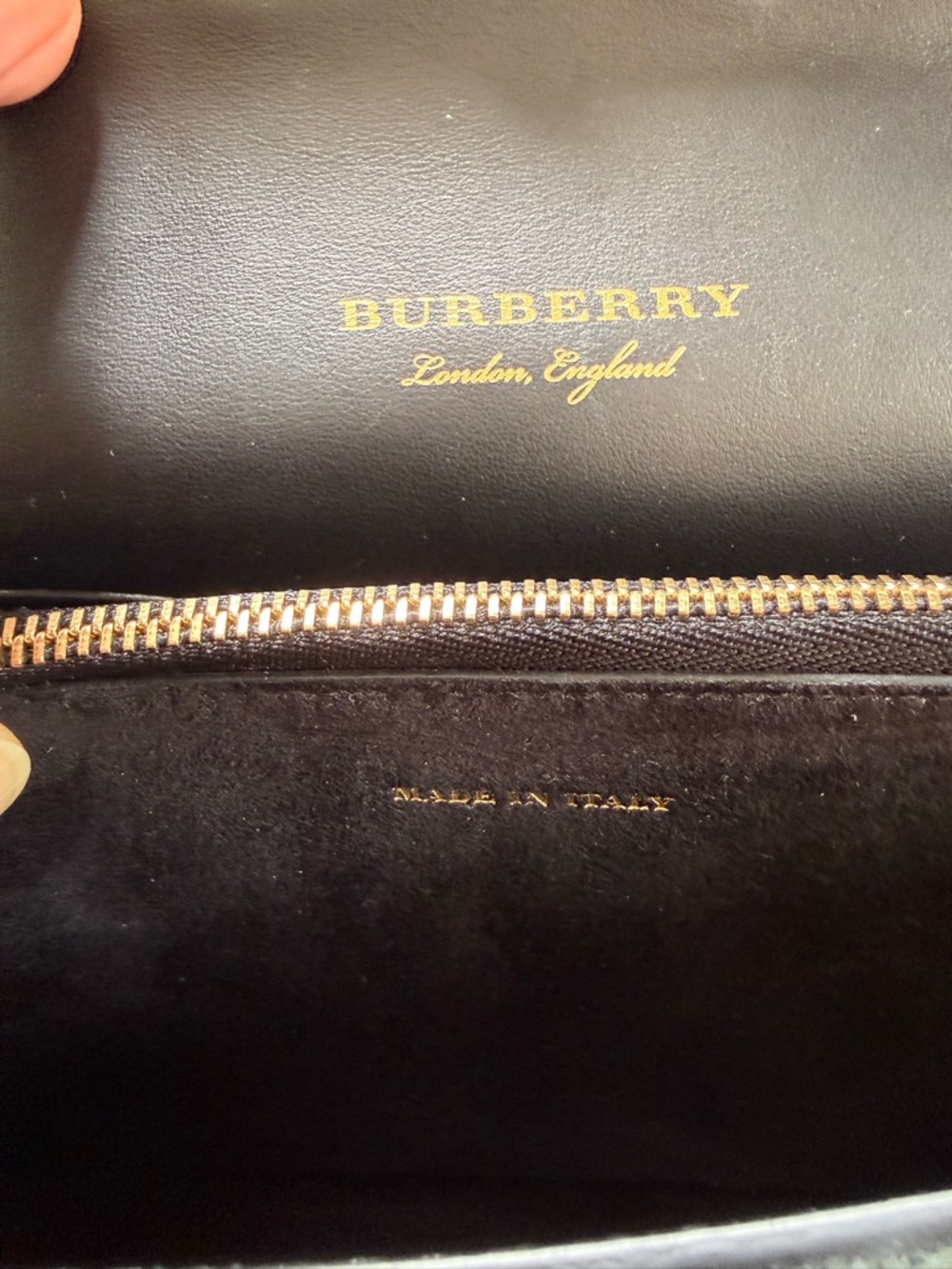Burberry multicolor Leather shoulder/ Cross Body with Gold Logo - Picture 8 of 15